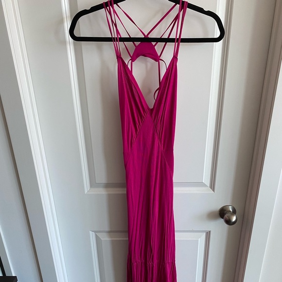 ASOS pink maxi dress - US size 8 - Picture 1 of 4